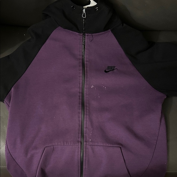 Nike Other - Nike Black and Purple Zip-Up Hoodie